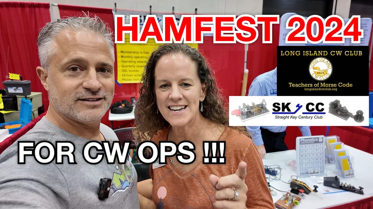 CW Clubs, Keys, and More from Hamfest 2024