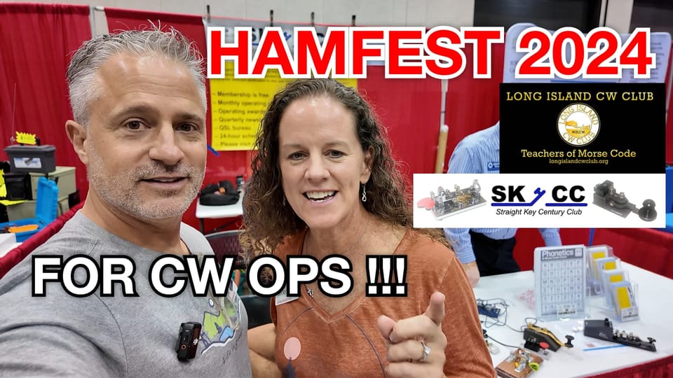 CW Clubs, Keys, and More from Hamfest 2024